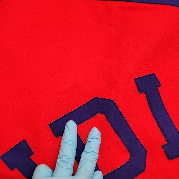 RARE VTG 70s Felt Banner Indian Head Camp USA Made Wall Art Decor - Picture 4 of 6